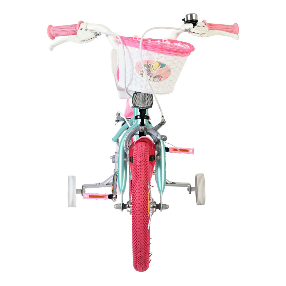 Volare Unicorn 14-Inch Children's Bike - Green