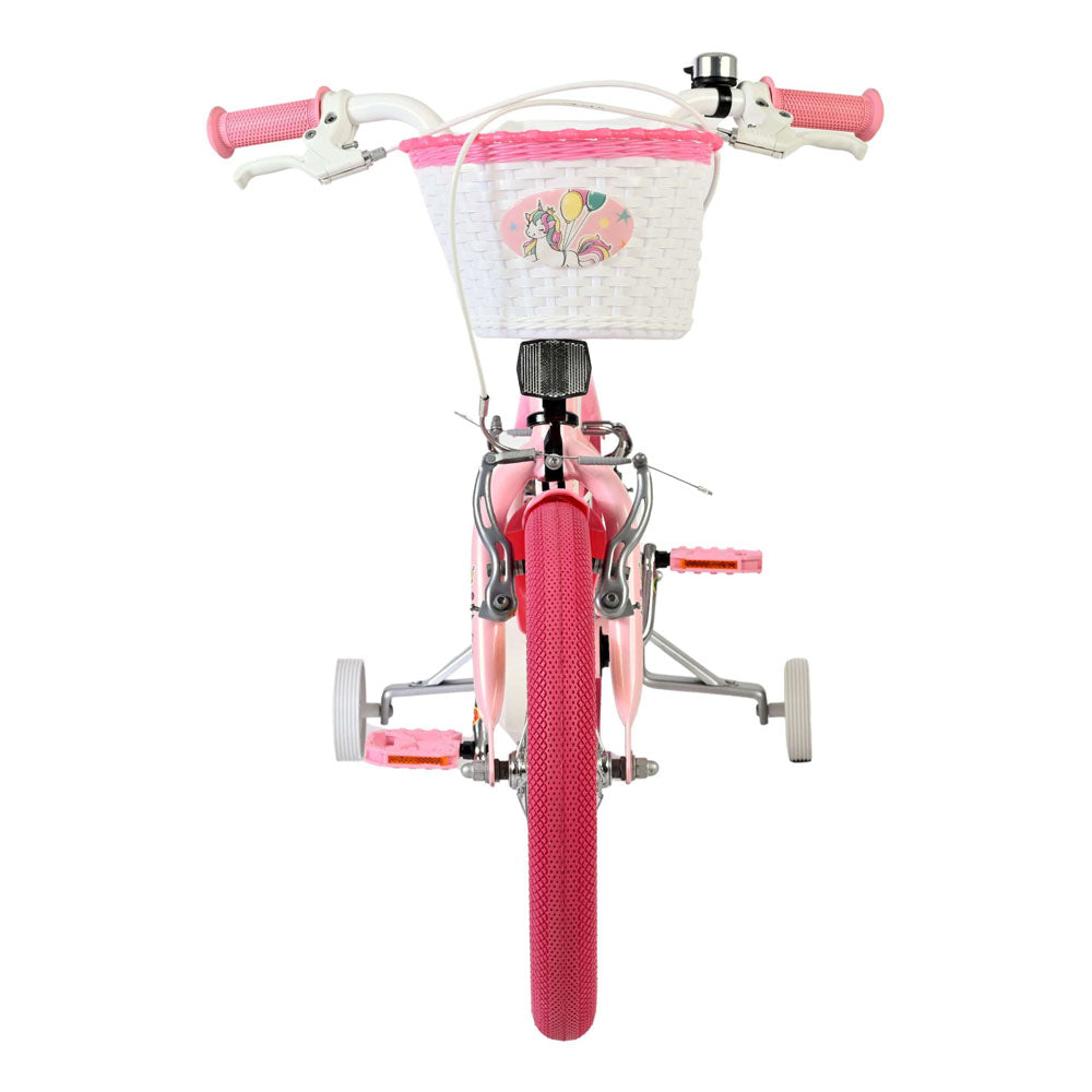 Volare Unicorn 16-Inch Children's Bike - Pink