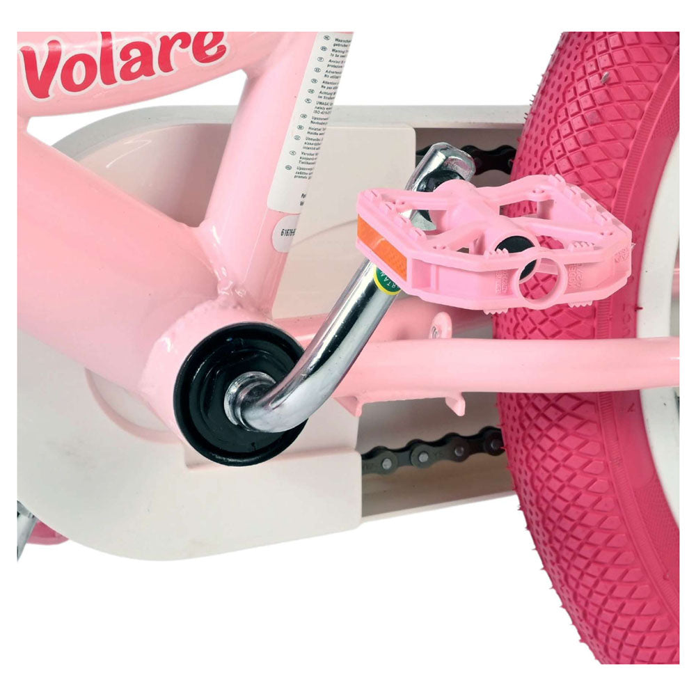 Volare Unicorn 16-Inch Children's Bike - Pink
