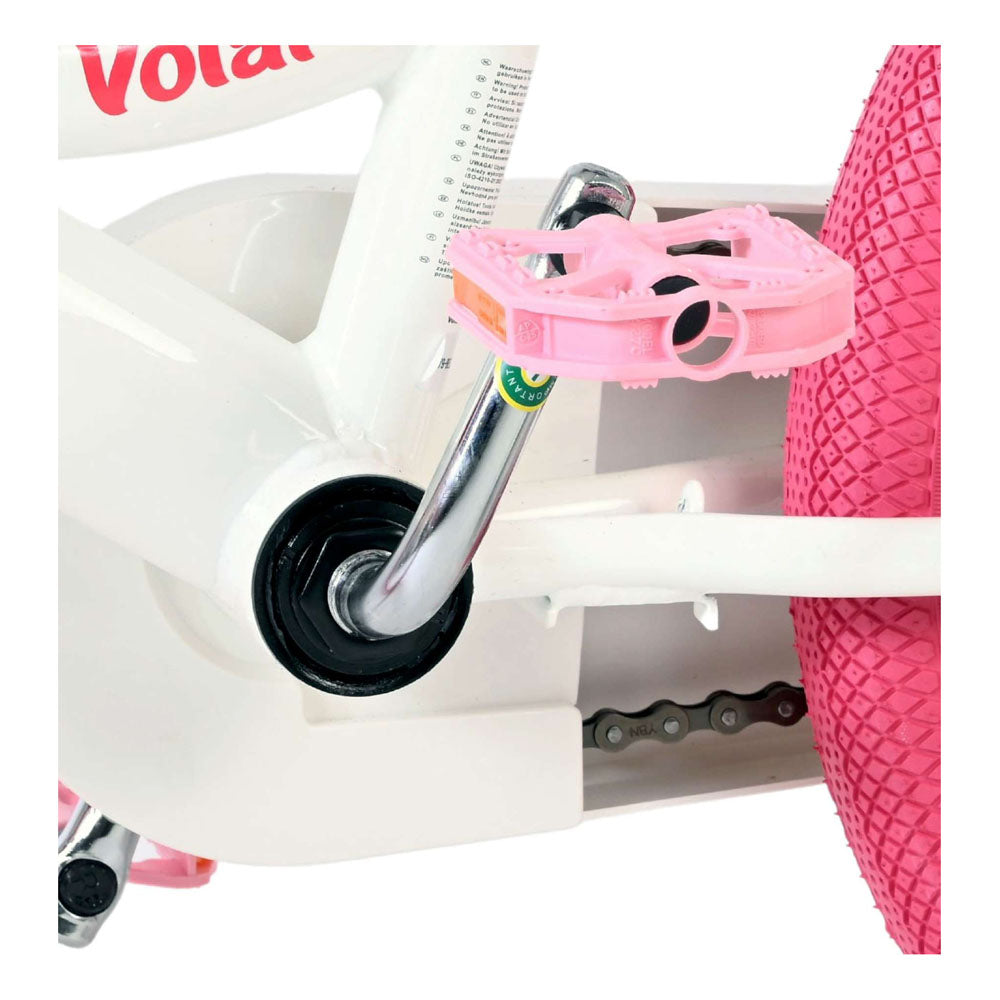 Volare Unicorn 16-Inch Children's Bike - White