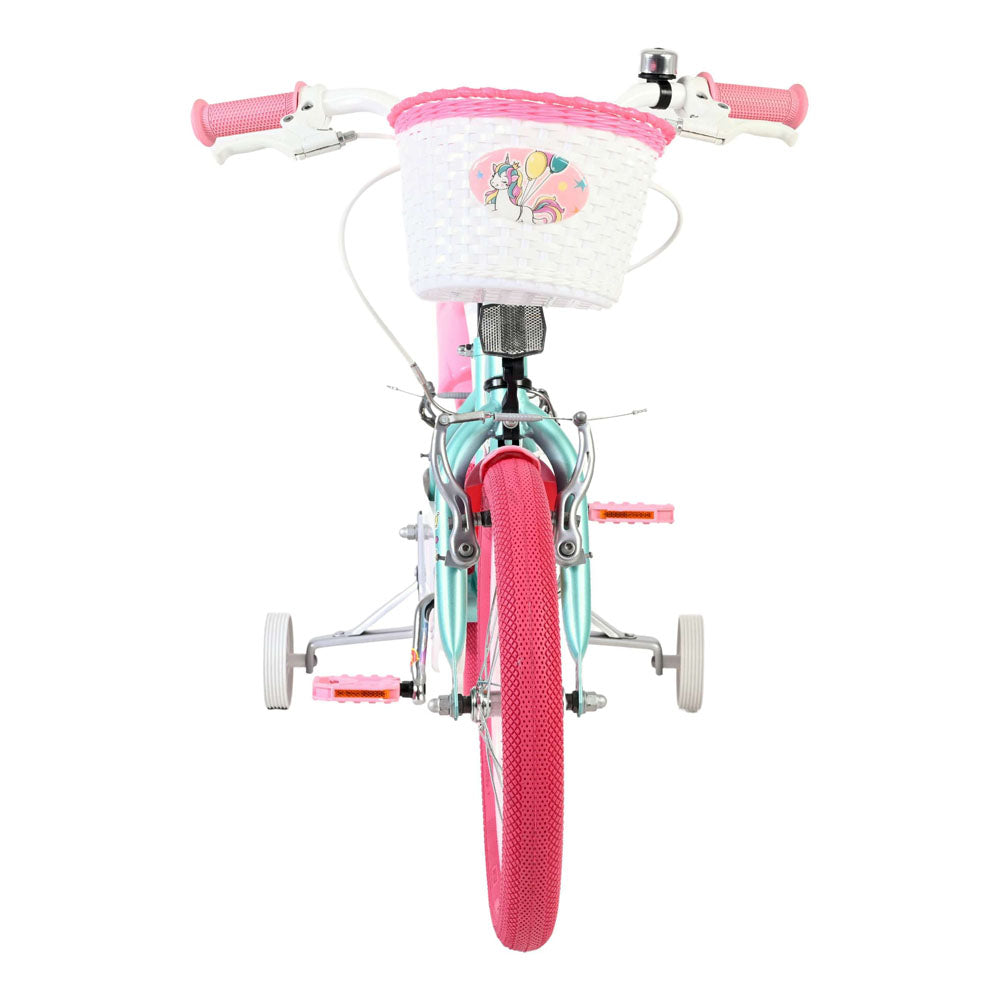 Volare Unicorn 16-Inch Children's Bike - Green