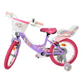 Volare Unicorn 16-Inch Children's Bike - Purple