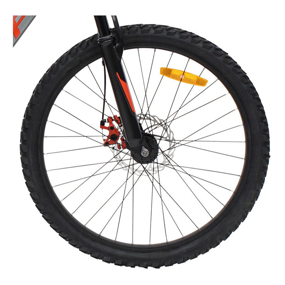 Huffy Marker 24-Inch Full Suspension Children's Mountain Bike - Matte Gunmetal Grey