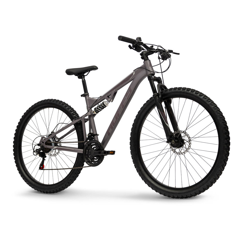 Huffy Marker 27.5-Inch Full Suspension Mountain Bike - Matte Heather
