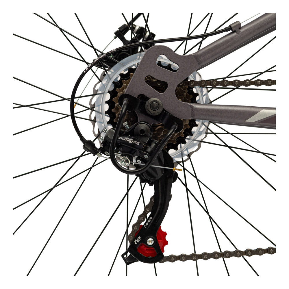 Huffy Marker 27.5-Inch Full Suspension Mountain Bike - Matte Heather