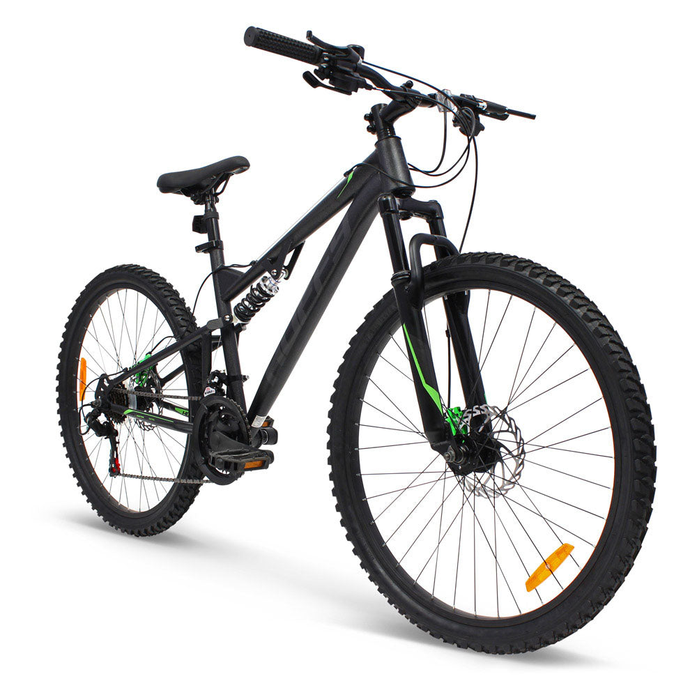 Huffy Marker 26-Inch Full Suspension Mountain Bike - Matte Onyx Black