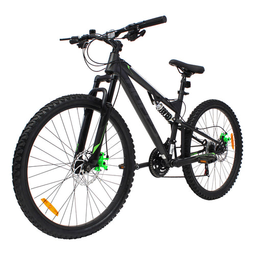 Huffy Marker 26-Inch Full Suspension Mountain Bike - Matte Onyx Black
