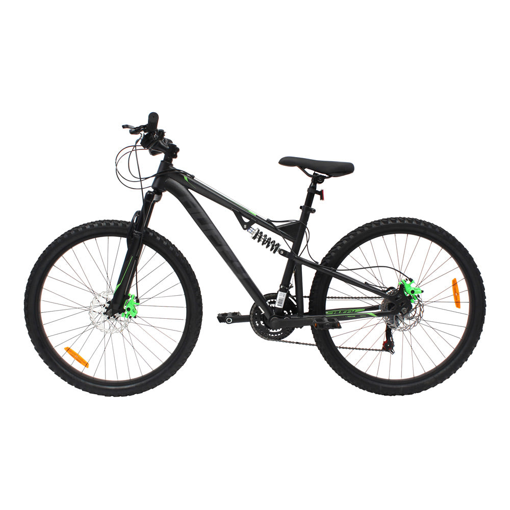 Huffy Marker 26-Inch Full Suspension Mountain Bike - Matte Onyx Black