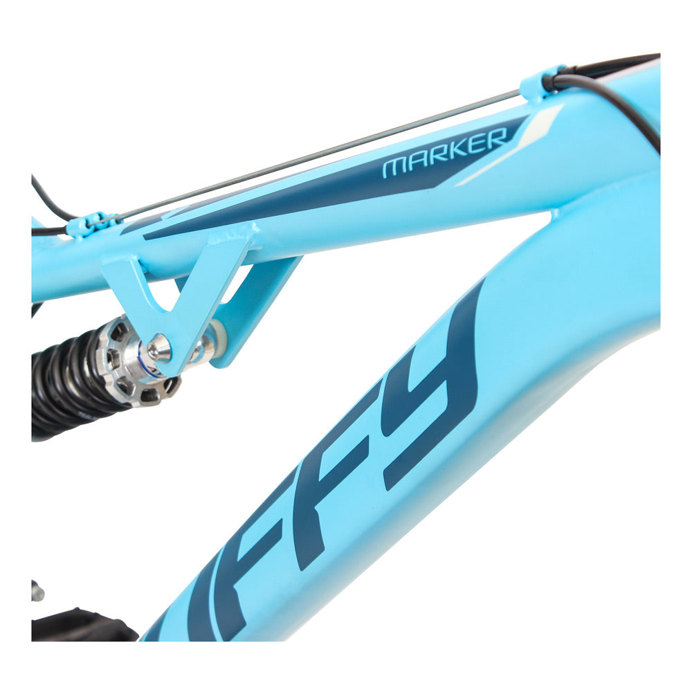 Huffy Marker 26-Inch Full Suspension Mountain Bike - Matte Sky Blue