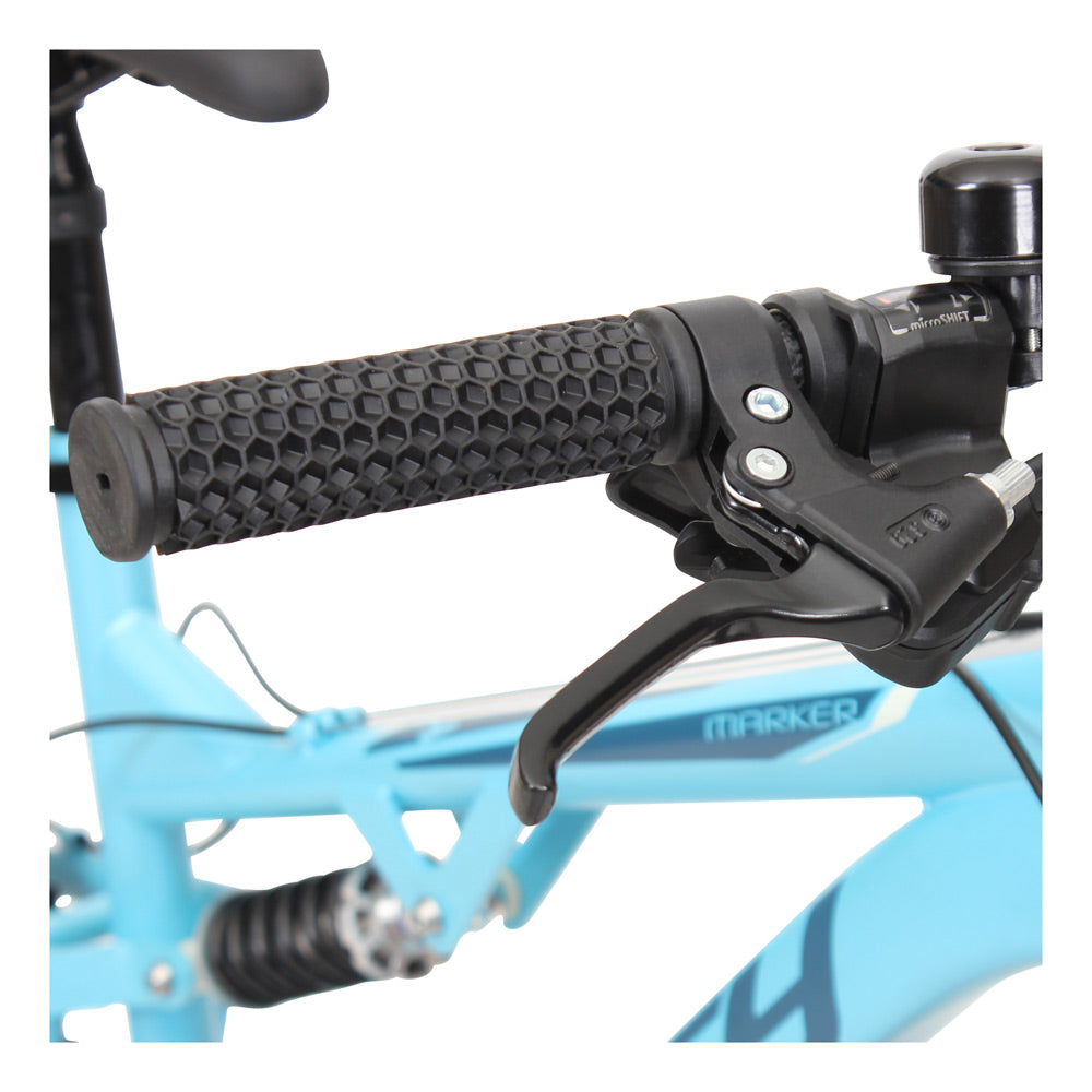 Huffy Marker 26-Inch Full Suspension Mountain Bike - Matte Sky Blue