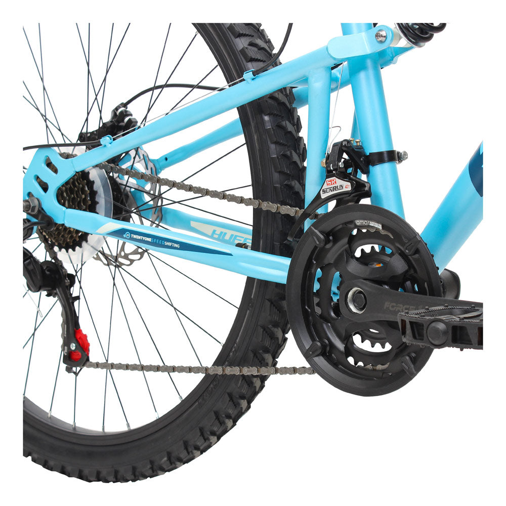 Huffy Marker 26-Inch Full Suspension Mountain Bike - Matte Sky Blue