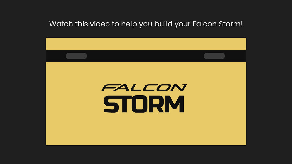 Falcon Storm 20 Inch BMX - Black