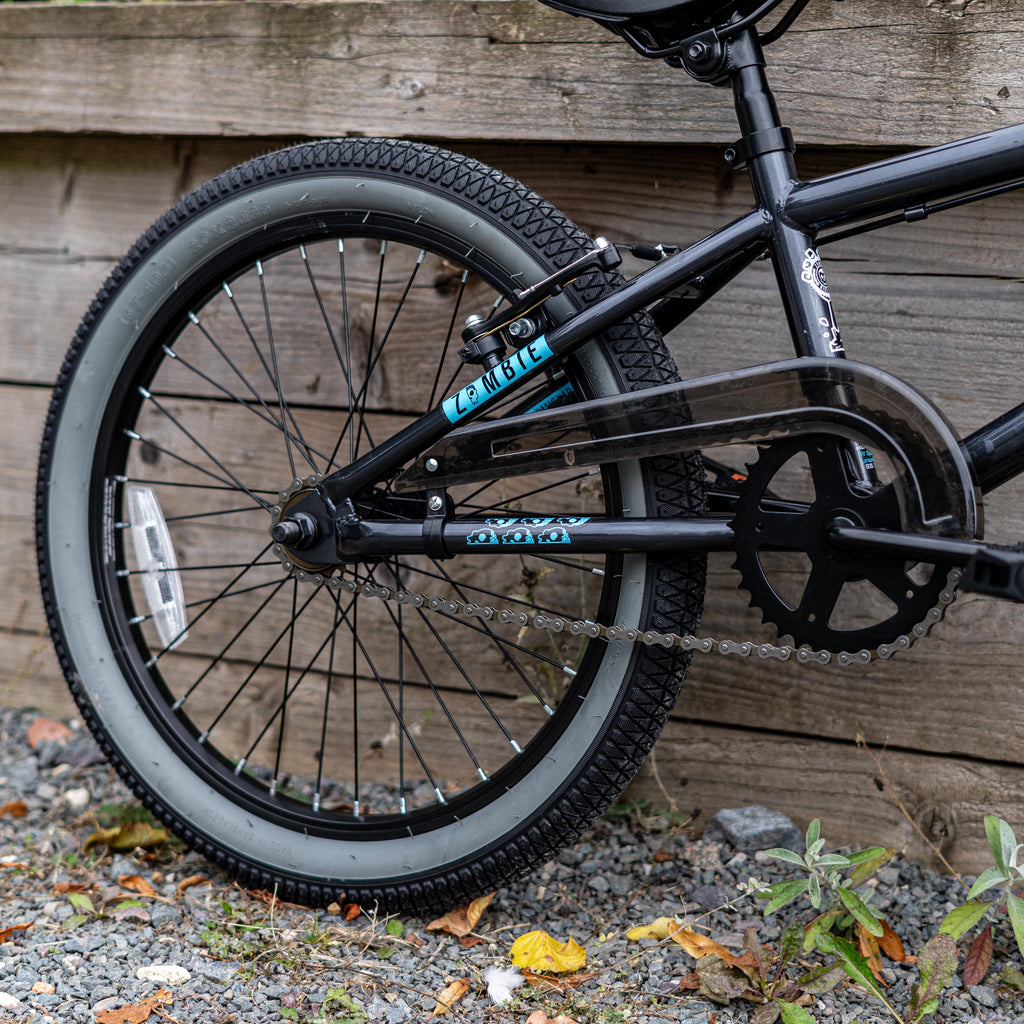 Zombie Infest 20-inch BMX Bike - Black/Blue/Silver