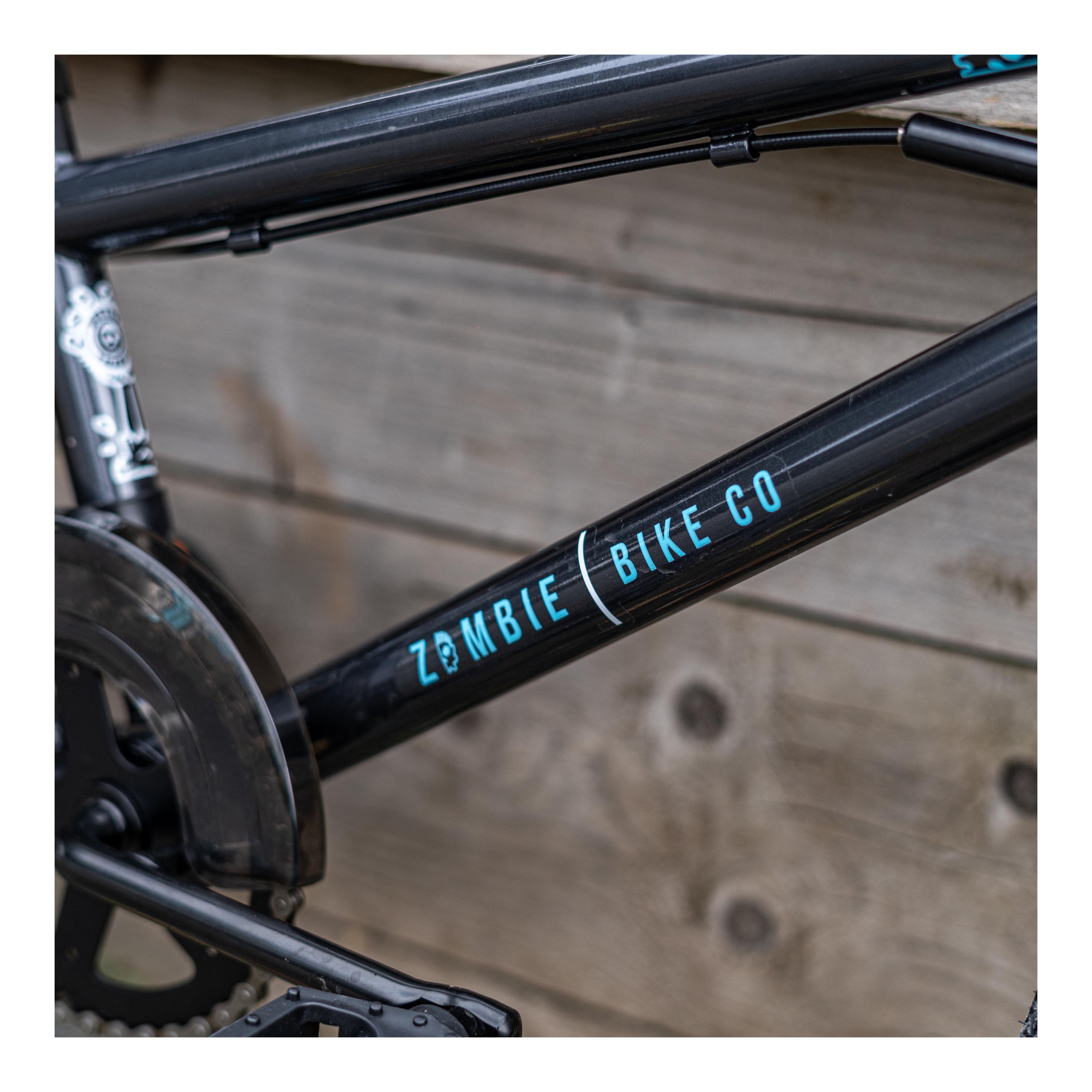 Zombie Infest 20-inch BMX Bike - Black/Blue/Silver