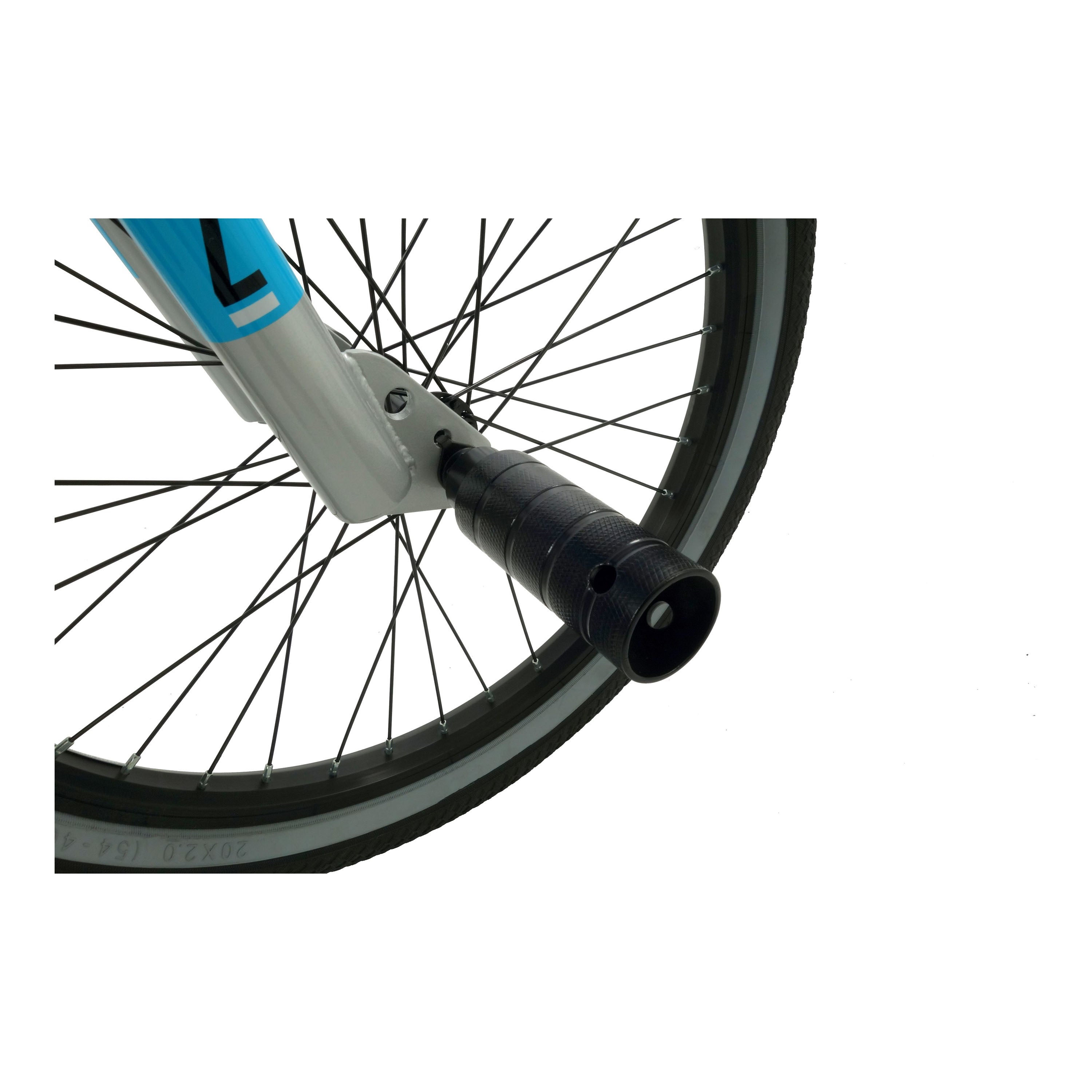 Zombie Infest 20-inch BMX Bike - Black/Blue/Silver