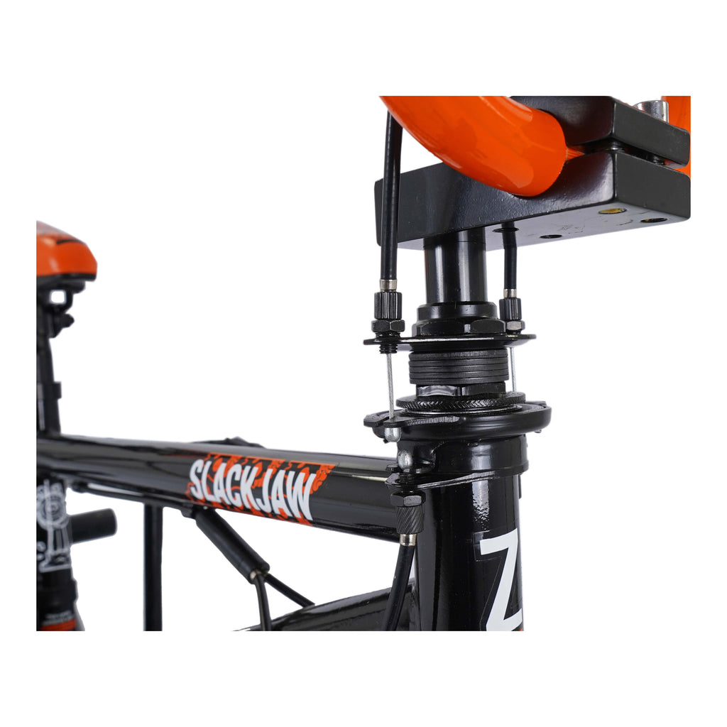 Zombie Slackjaw 20-inch BMX Bike - Black/Orange
