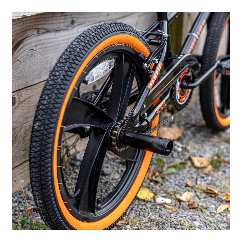Zombie Slackjaw 20-inch BMX Bike - Black/Orange