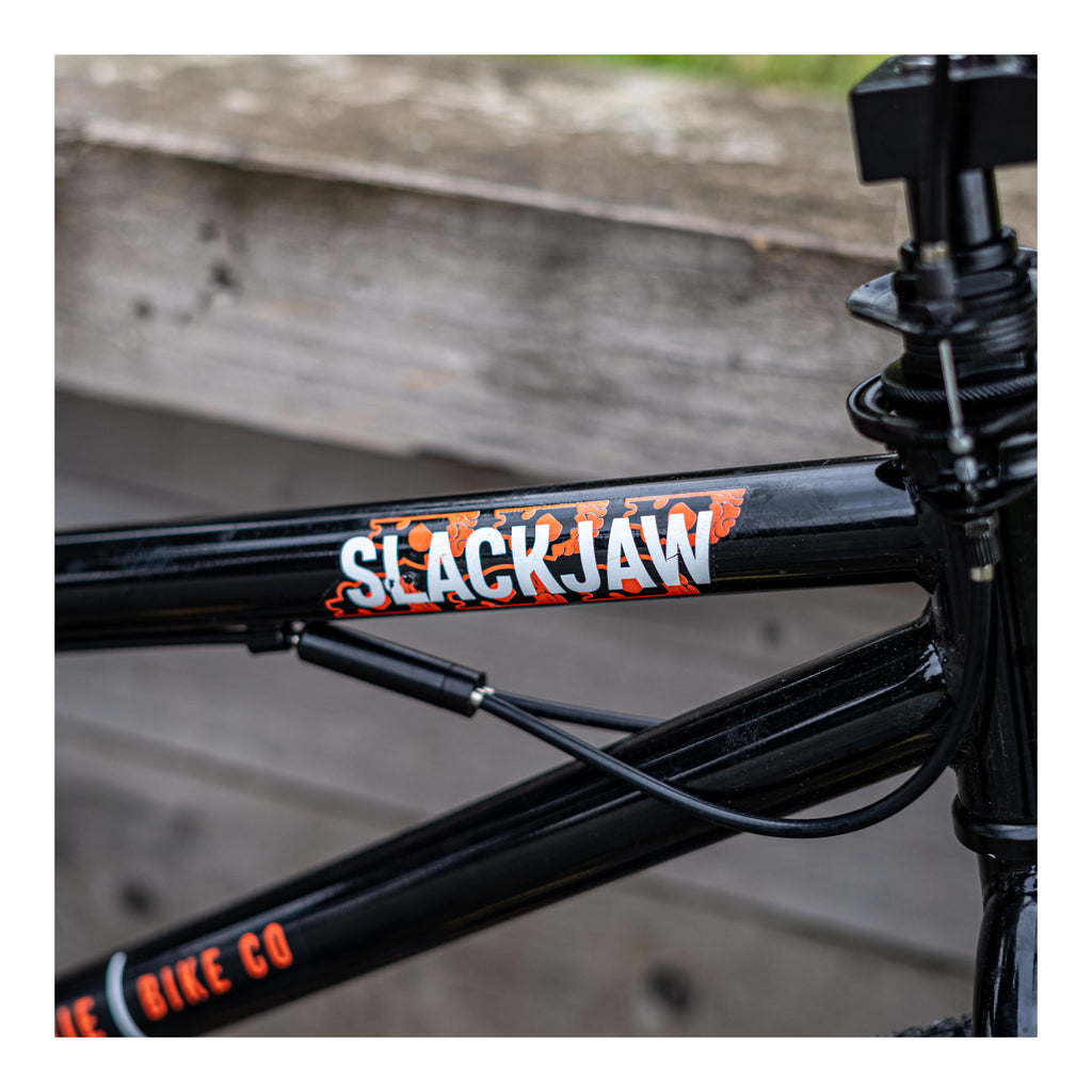 Zombie Slackjaw 20-inch BMX Bike - Black/Orange