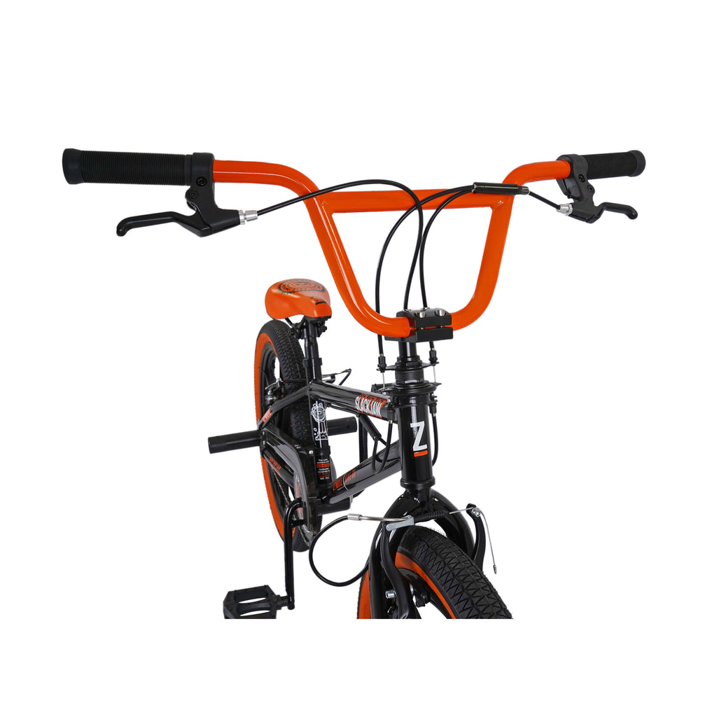 Zombie Slackjaw 20-inch BMX Bike - Black/Orange