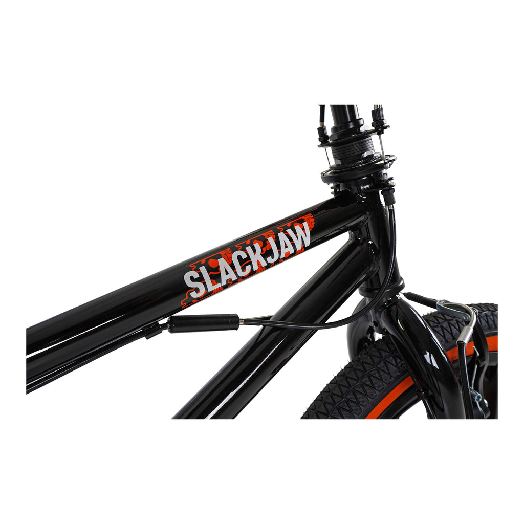 Zombie Slackjaw 20-inch BMX Bike - Black/Orange