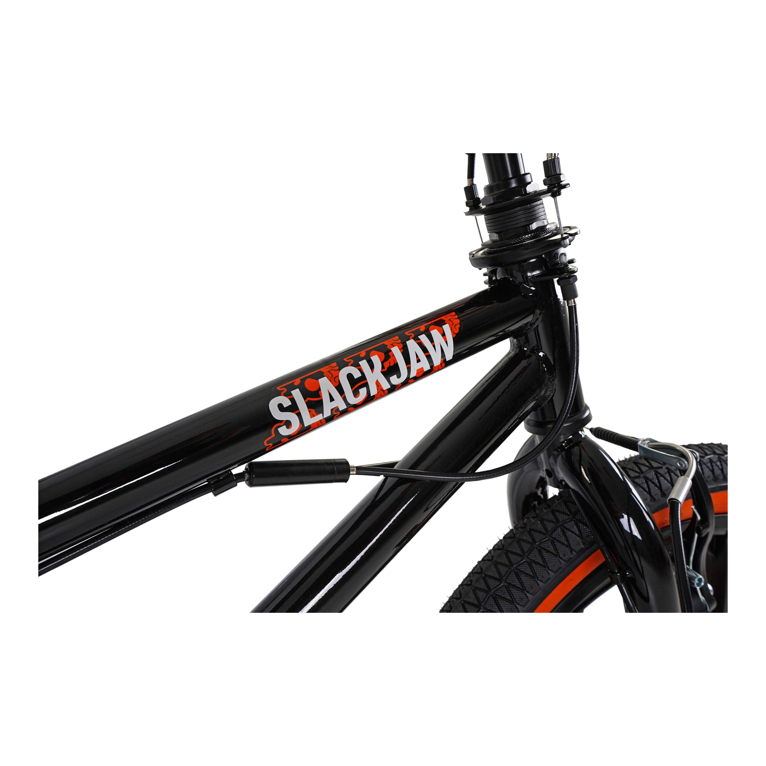 Zombie Slackjaw 20-inch BMX Bike - Black/Orange