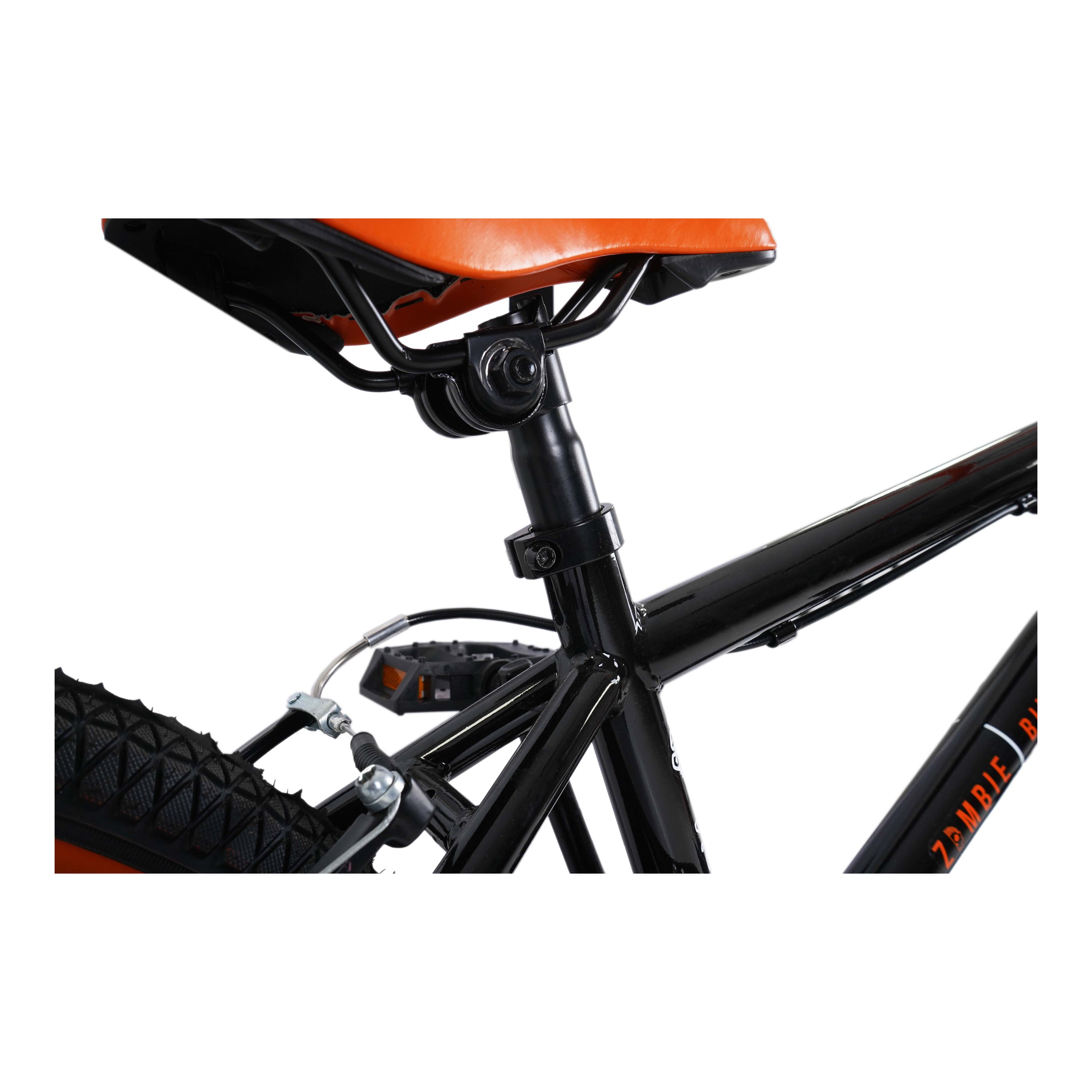 Zombie Slackjaw 20-inch BMX Bike - Black/Orange
