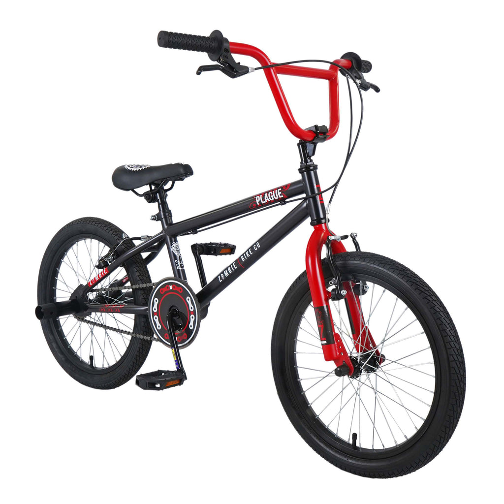 Zombie Plague 18-inch BMX Bike  - Red/Black