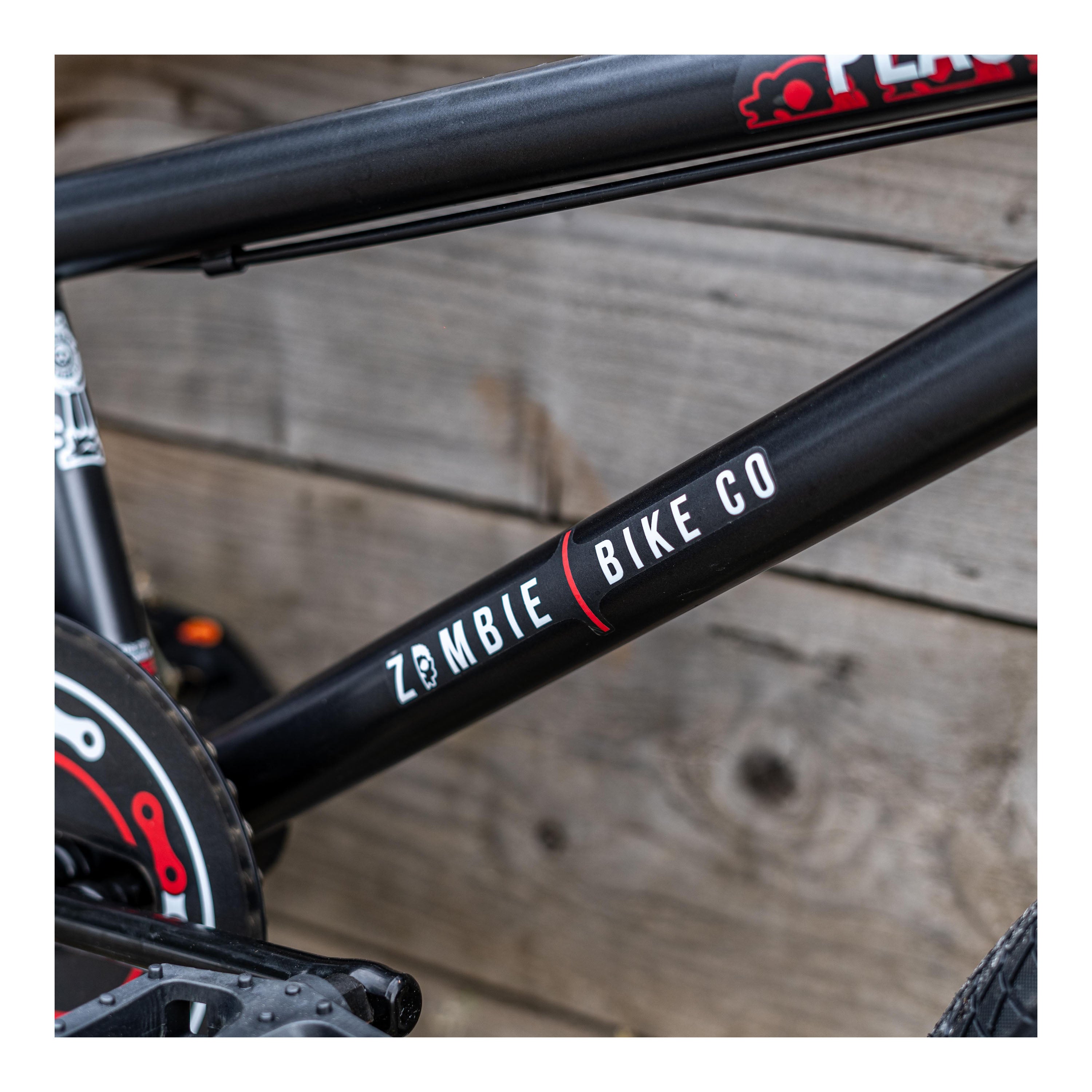 Zombie Plague 18-inch BMX Bike  - Red/Black