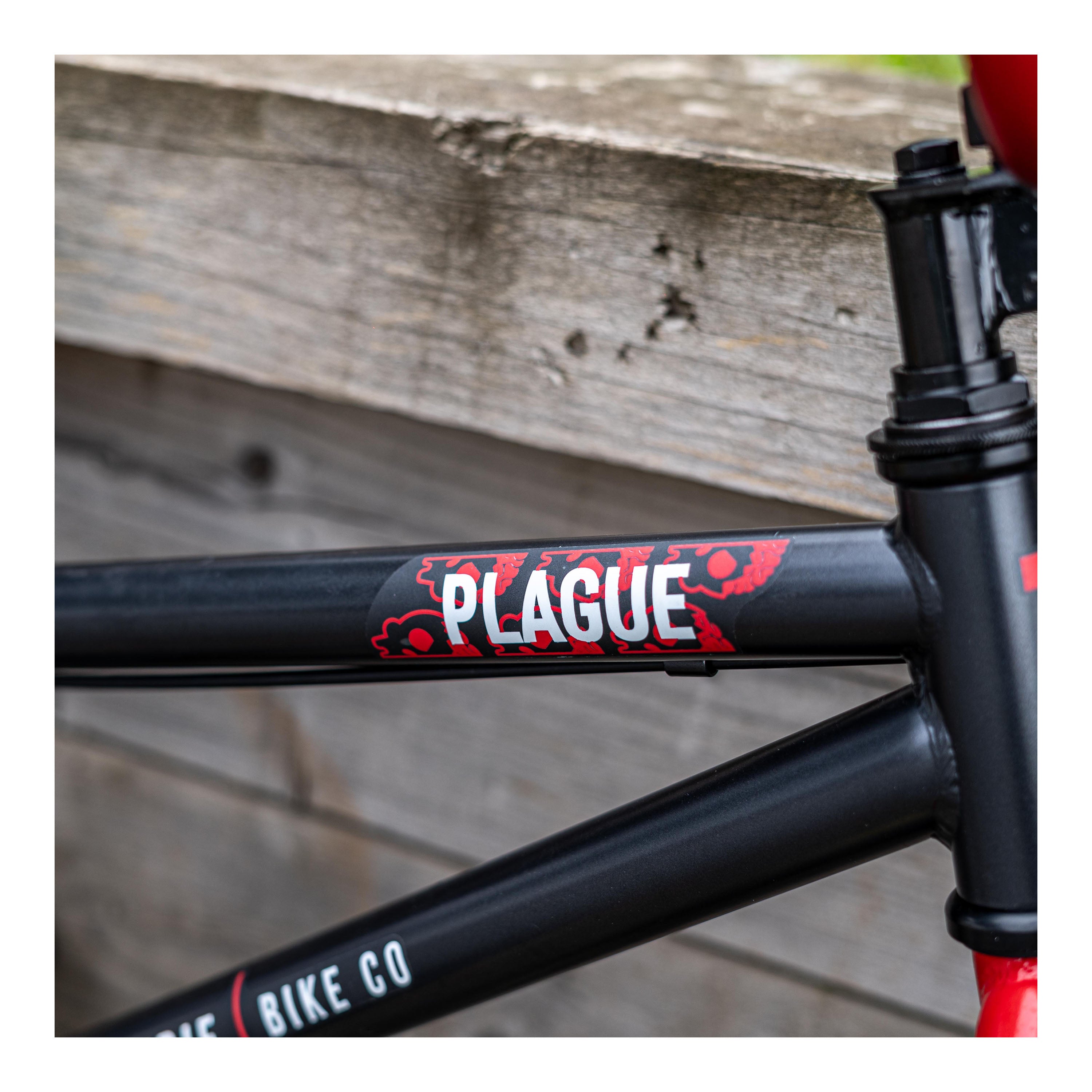 Zombie Plague 18-inch BMX Bike  - Red/Black