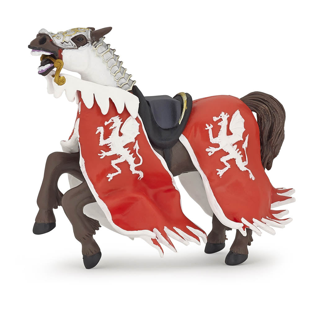 Papo Fantasy World Red Dragon King Horse Toy Figure