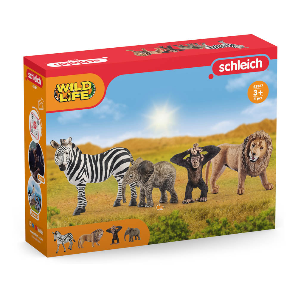 Schleich Wild Life Safari Starter Set