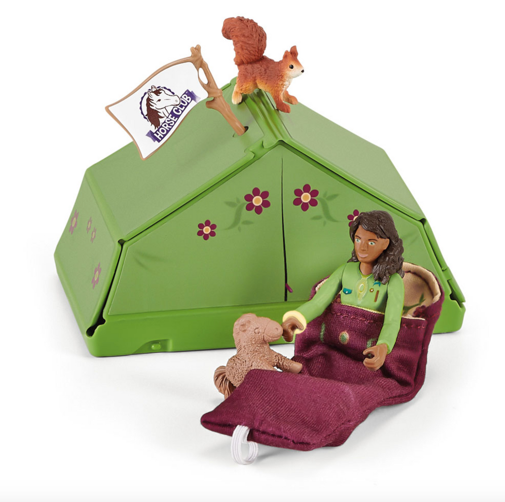 Schleich Horse Club Sarah's Camping Adventure Toy Playset