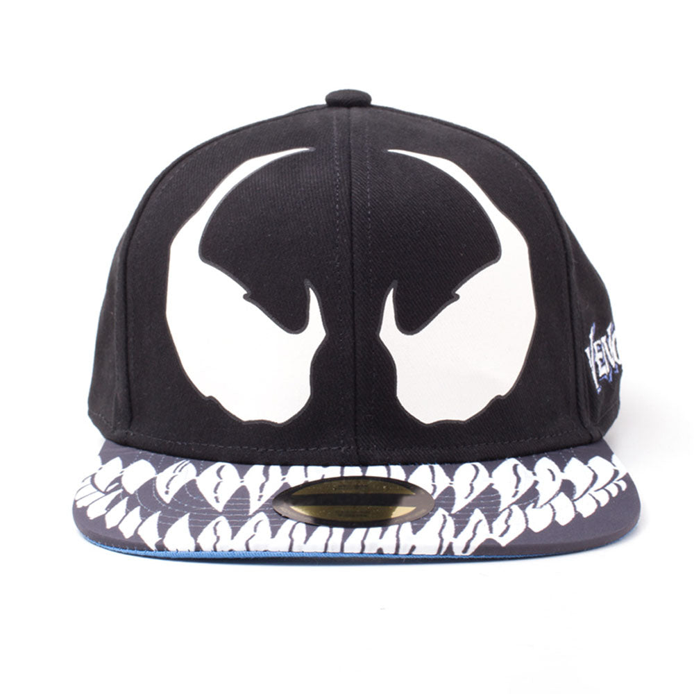 Marvel Comics Venom Mask Glow-in-the Dark Snapback Baseball Cap