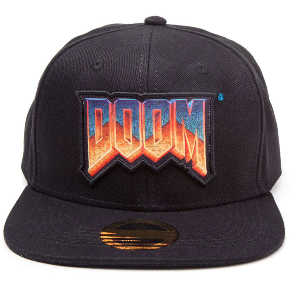 Doom Logo Patch Snapback Baseball Cap