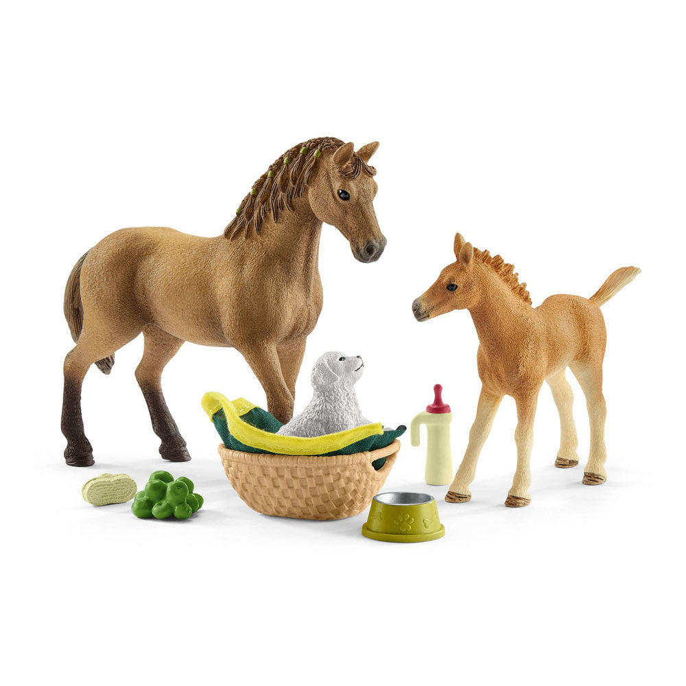 Schleich Horse Club Sarah's Baby Animal Care