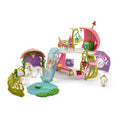 Schleich Bayala Glittering Flower House with Unicorns, Lake and Stable