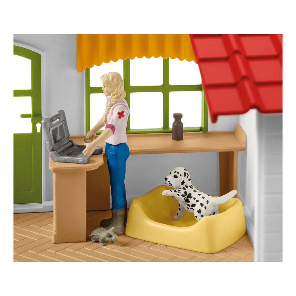 Schleich Farm World Veterinarian Practice with Pets