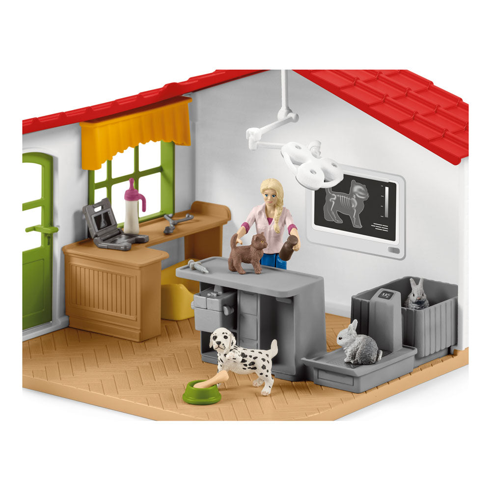 Schleich Farm World Veterinarian Practice with Pets