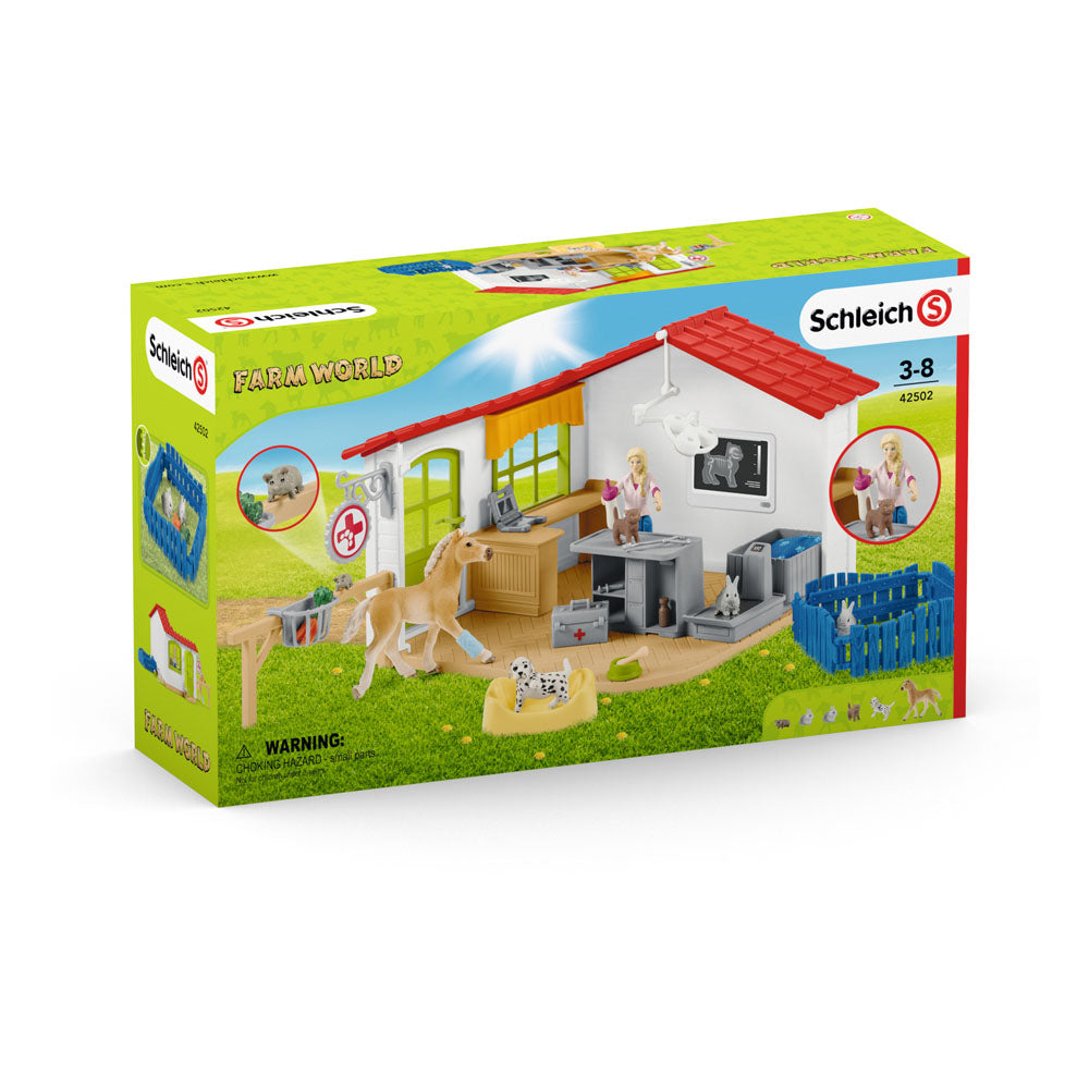 Schleich Farm World Veterinarian Practice with Pets