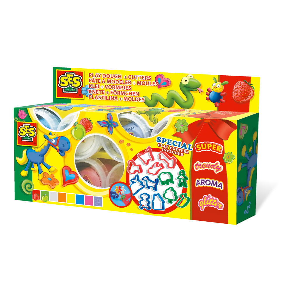 SES Creative Modelling Clay and Cutters Set