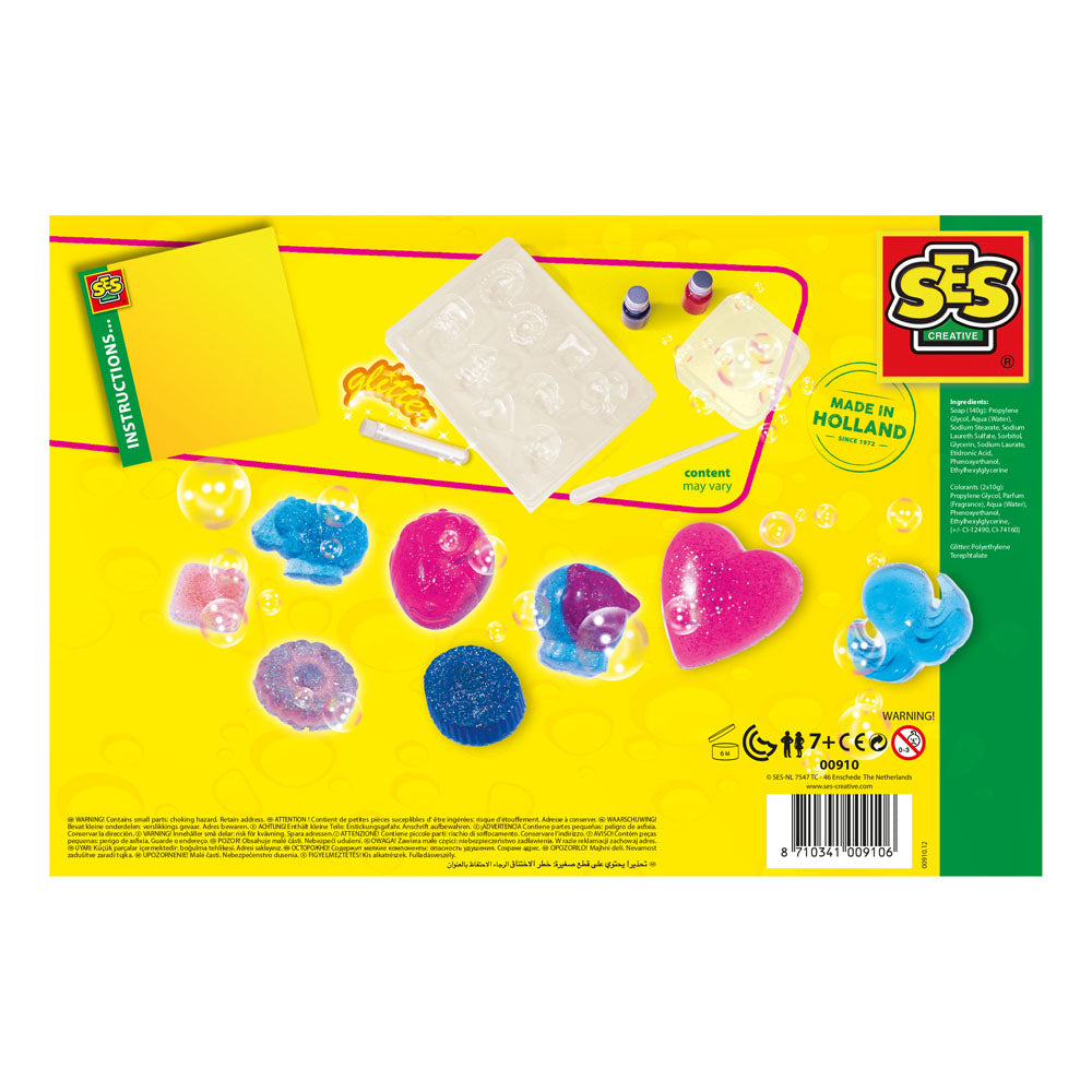 SES Creative Make Your Own Glitter Soaps Set