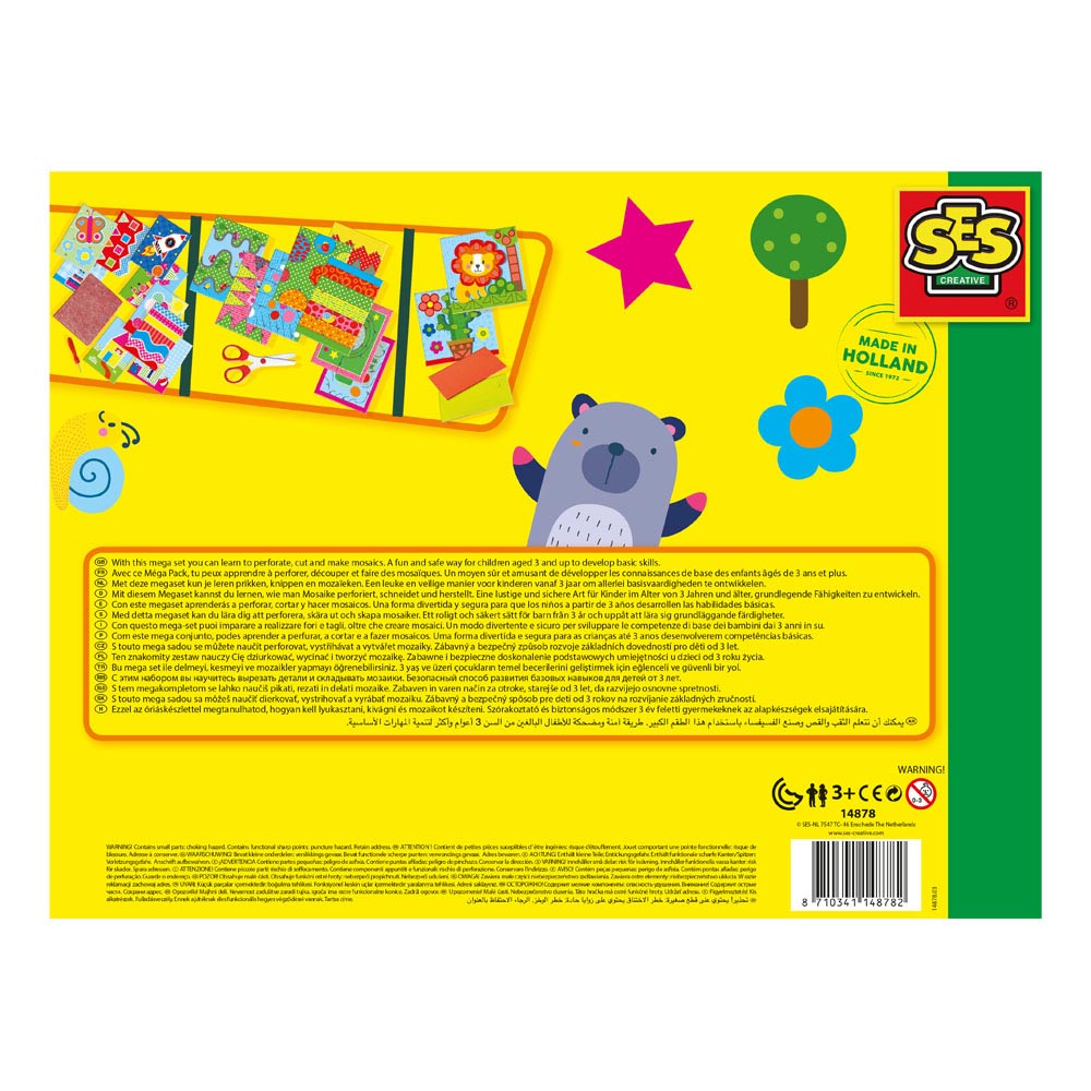 SES Creative I Learn to Cut, Make Mosaics and Perforate Set