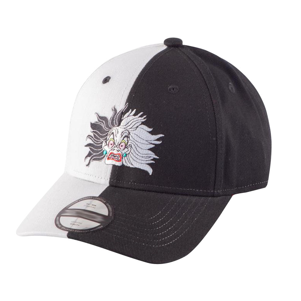 Disney 101 Dalmatians Cruella De Vil Face Adjustable Cap