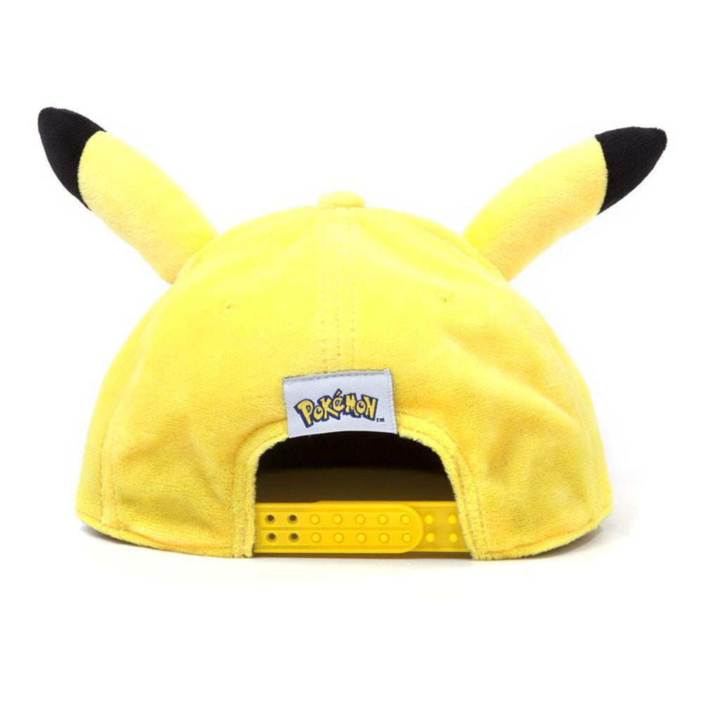 Pokemon Pikachu Plush with Ears Snapback Baseball Cap