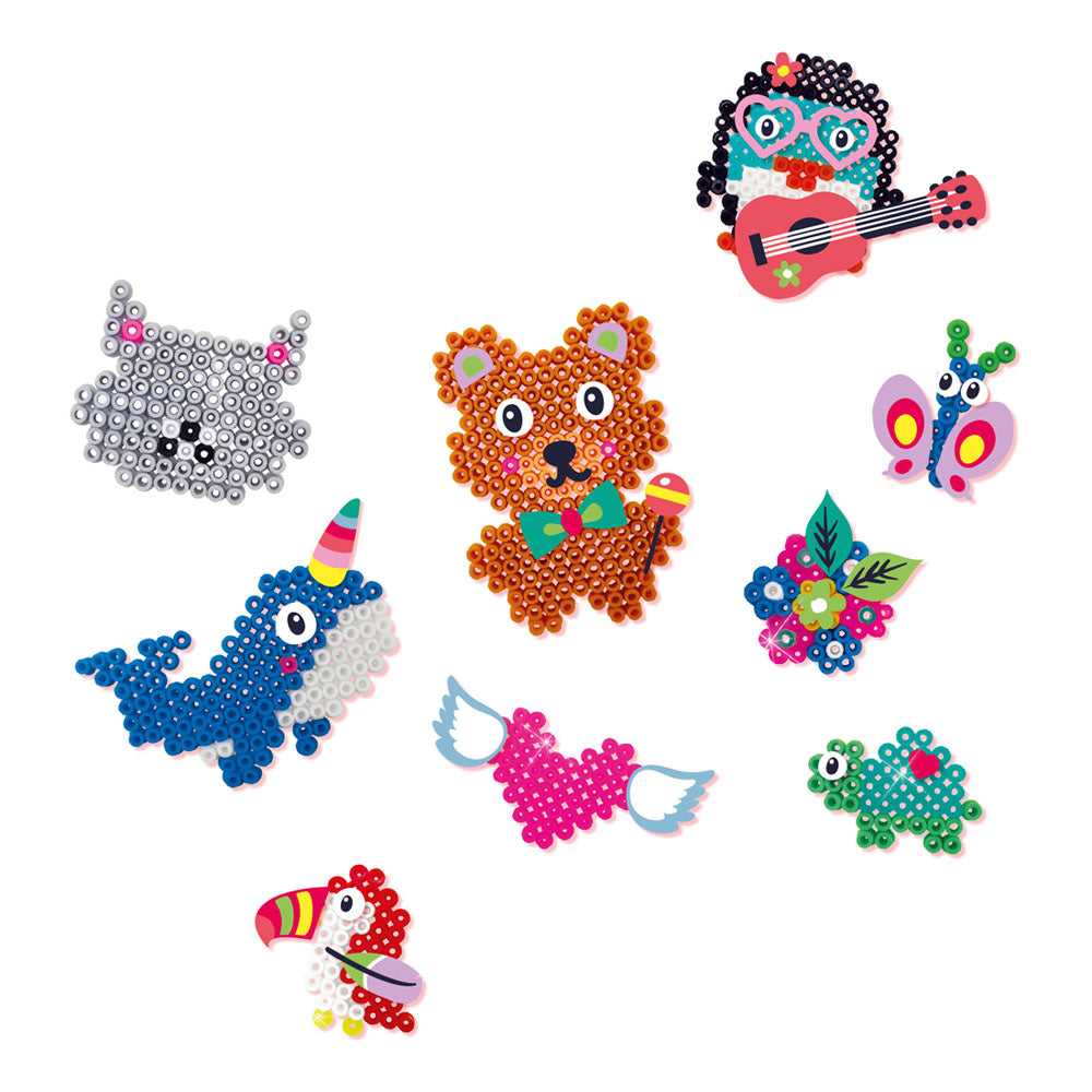 SES Creative Beedz Luxury Sorting Box Iron-on Beads Mosaic Set, 6000 Iron-on Beads Mix