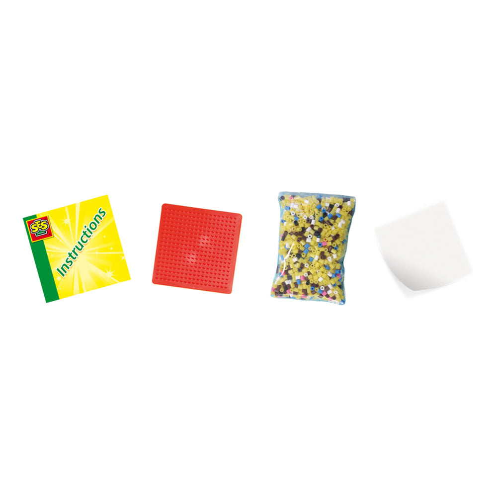 SES Creative Beedz Emoticons Iron-on Beads Mosaic Set, 1800 Iron-on Beads Mix