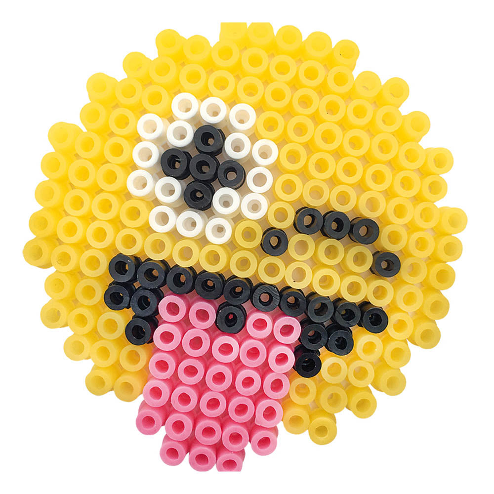 SES Creative Beedz Emoticons Iron-on Beads Mosaic Set, 1800 Iron-on Beads Mix