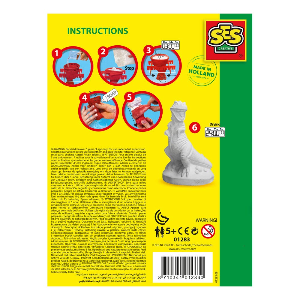 SES Creative T-rex Casting and Painting Set