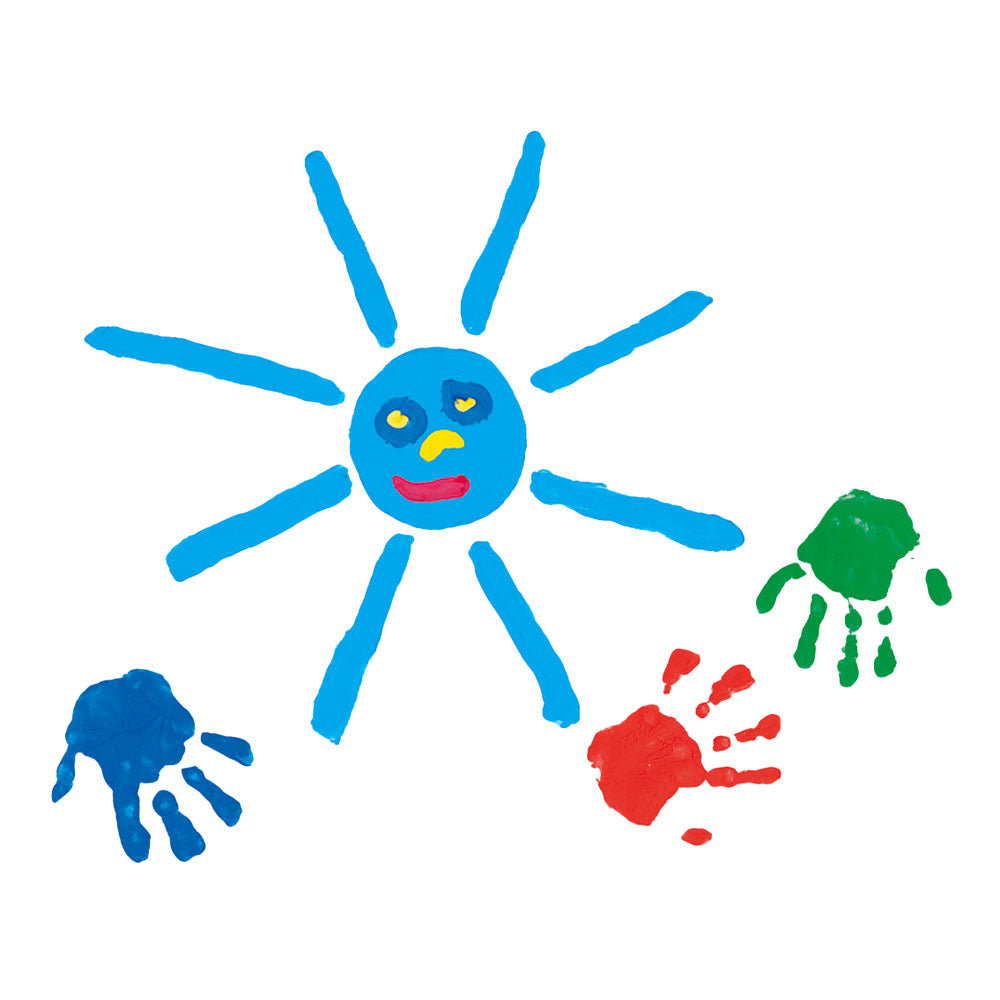 SES Creative My First Washable Fingerpaint Set, 4 Paint Pots (145ml)