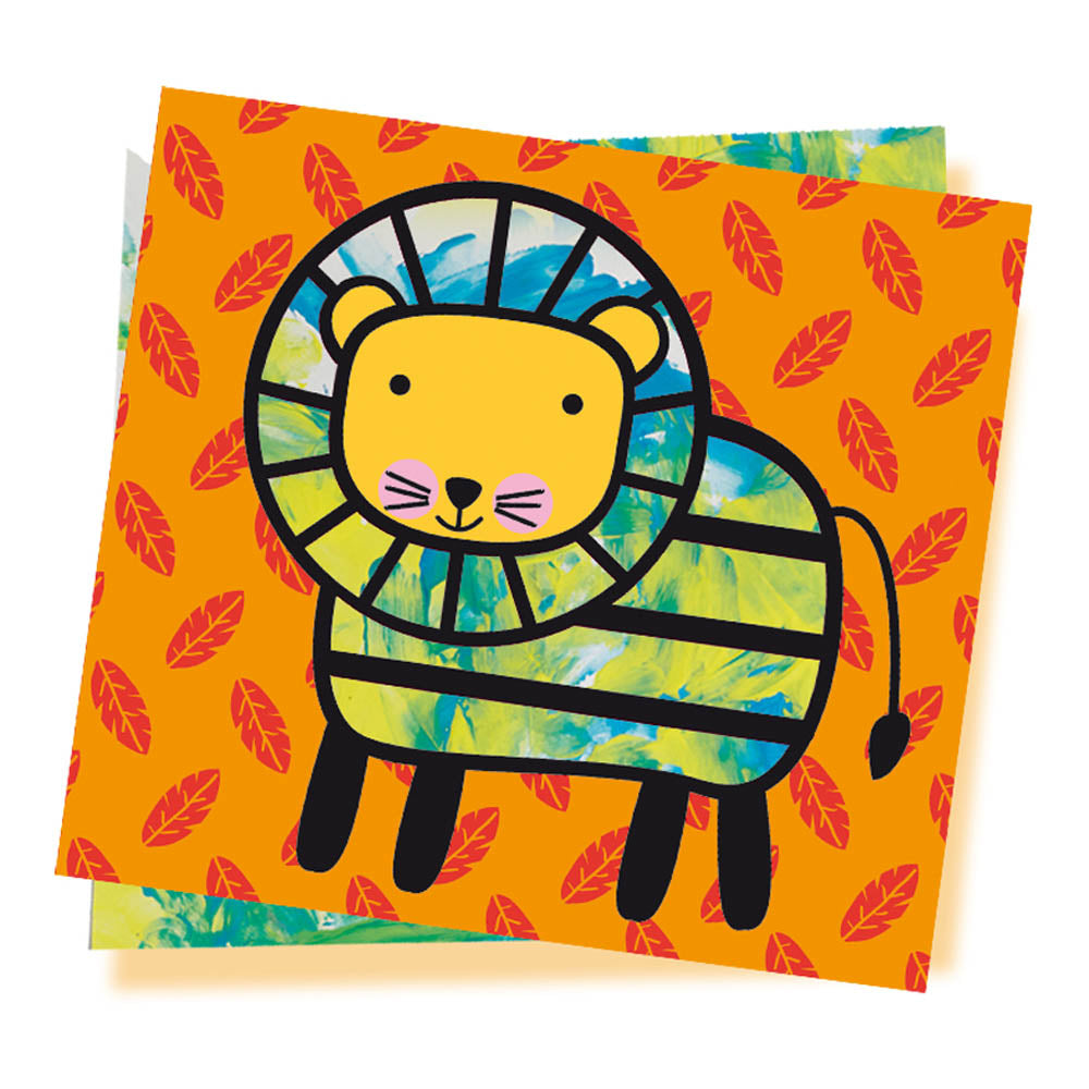 SES Creative My First Fingerpaint Cards Set, 3 Paint Pots